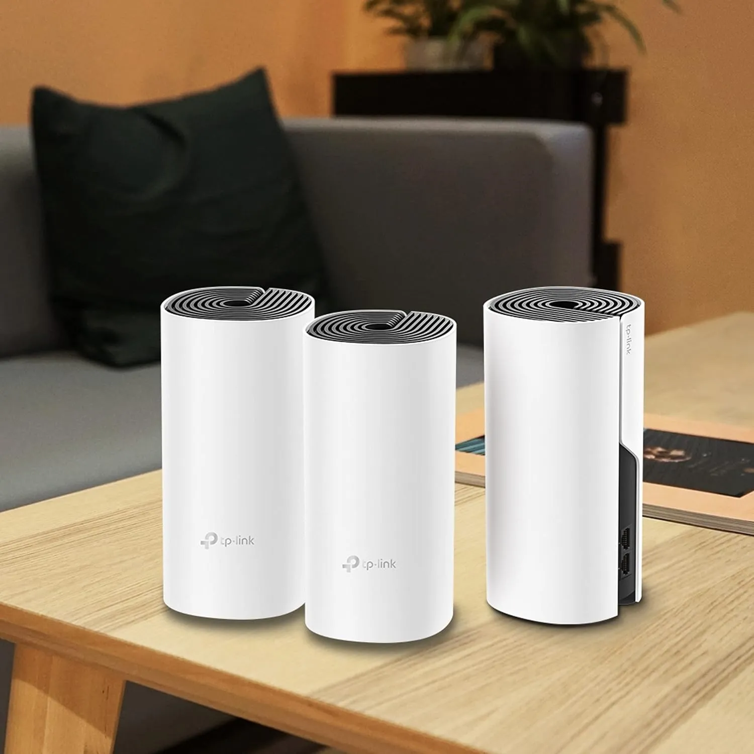 TP-Link Deco M4 AC1200 Whole Home Mesh Wi-Fi System (Pack Of 3) view 3